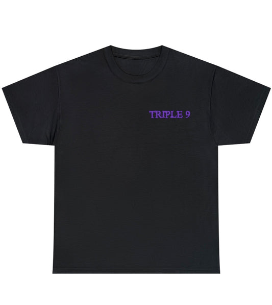 Purple/black Triple9 shirt