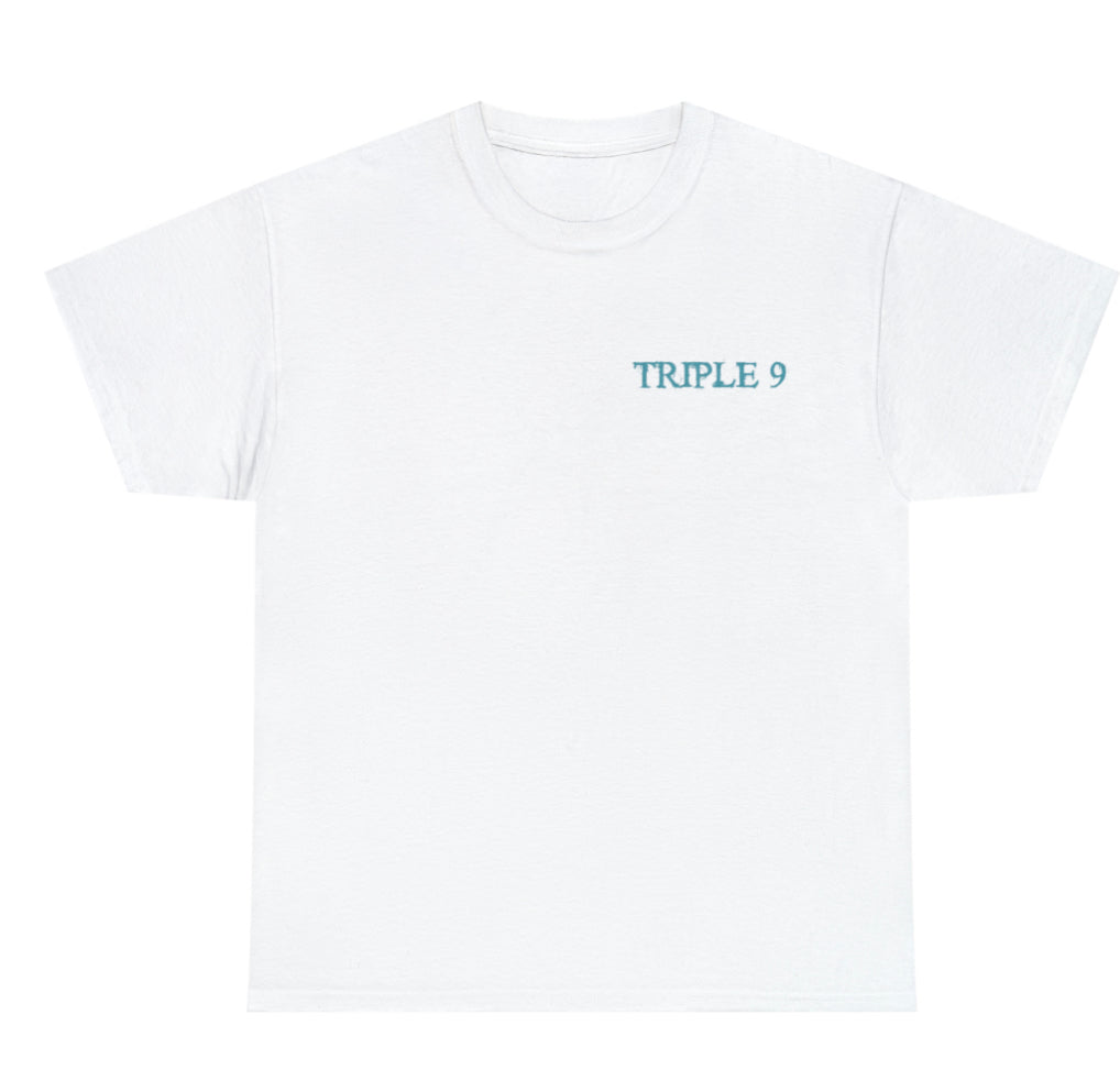 Blue/white Triple9 shirt