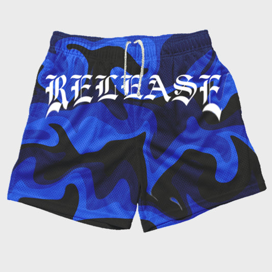 Triple 9 Release - Shorts - Blue